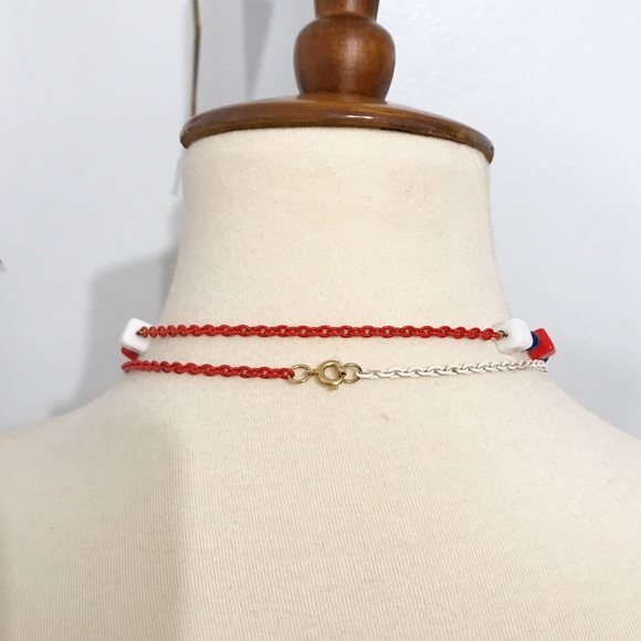 • Vintage • Patriotic Necklace - Picture 4 of 5